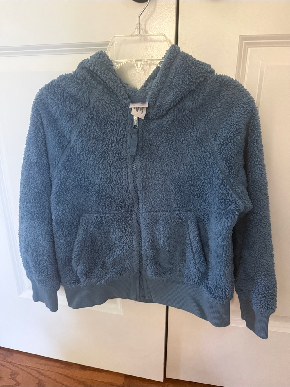 Hanna Andersson Blue Sherpa Hoodie for Kids size 10